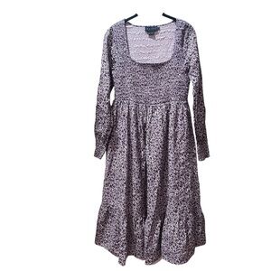 Hatch Black and White Long Sleeve Dress‎